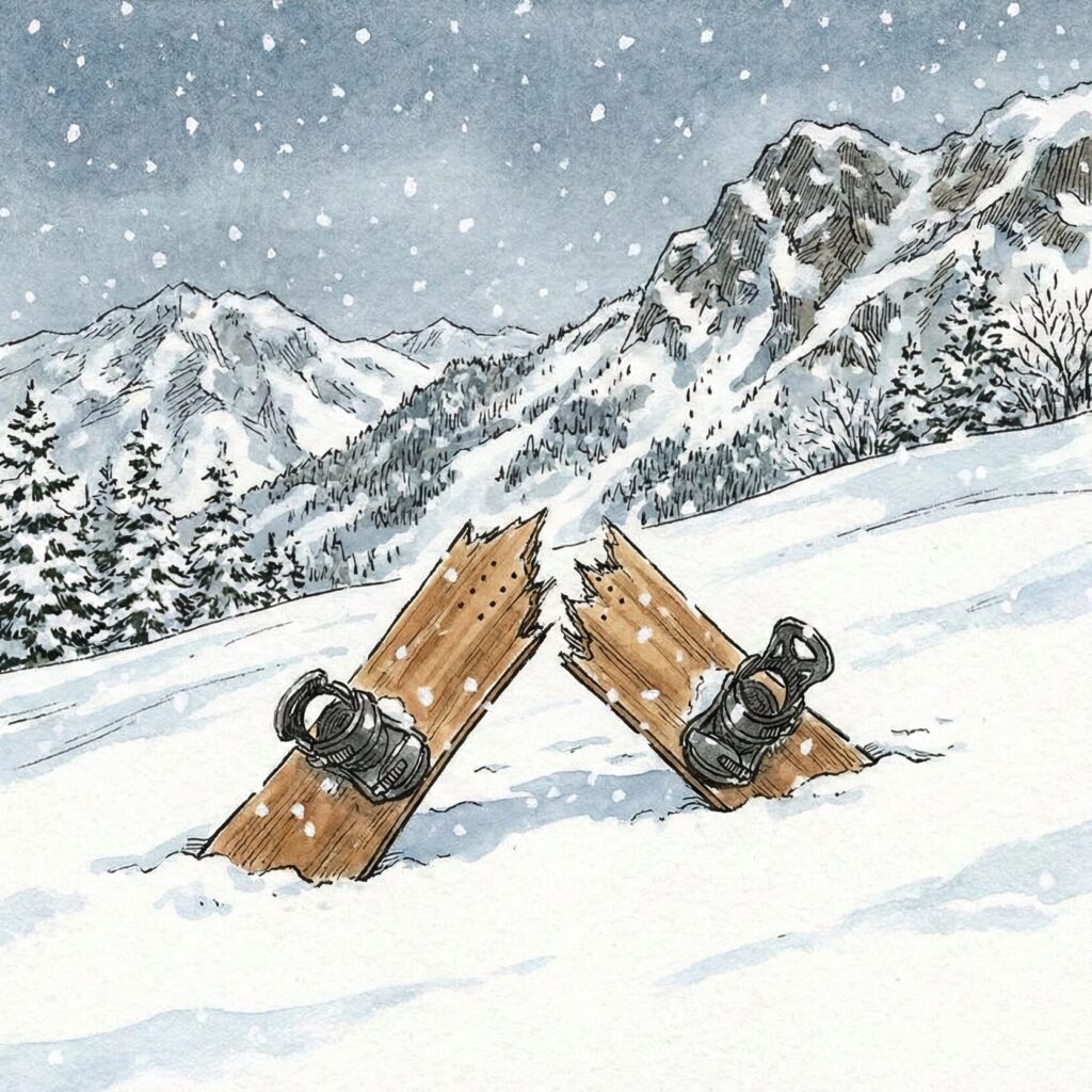 ZUMA スノーボード 評判 折れる