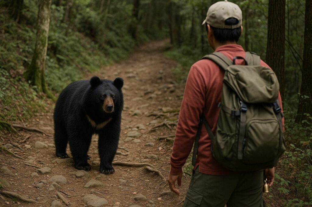 高尾山 熊 遭遇