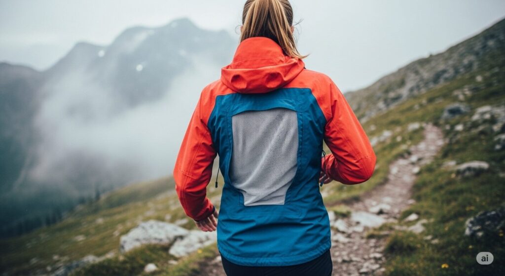 登山 レインウェア 透湿性