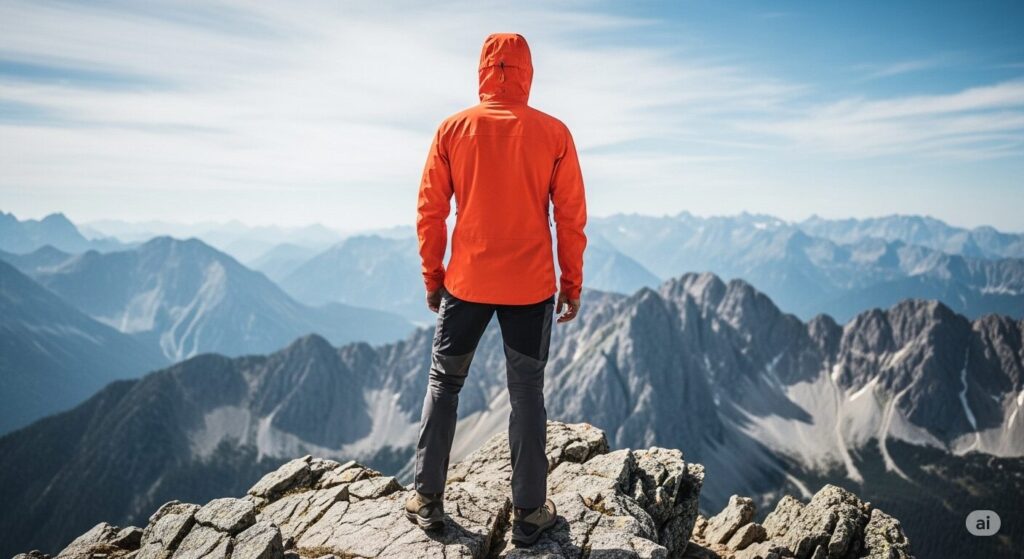 登山 レインウェア 役割