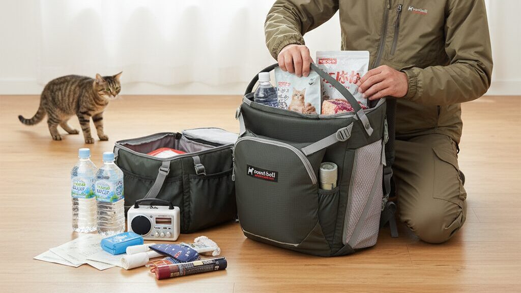 猫 キャリーリュック モンベル 収納