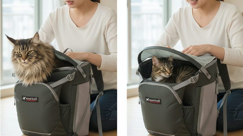 猫 キャリーリュック モンベル サイズ