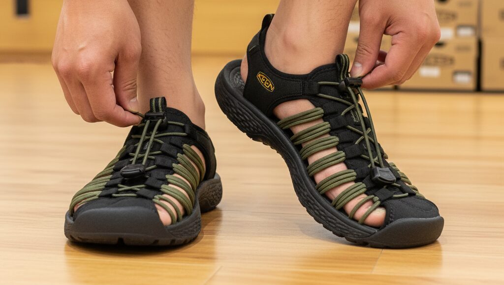 KEEN ユニーク 甲高