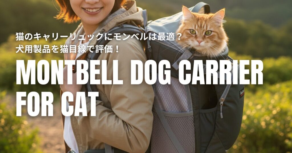 猫 キャリーリュック モンベル