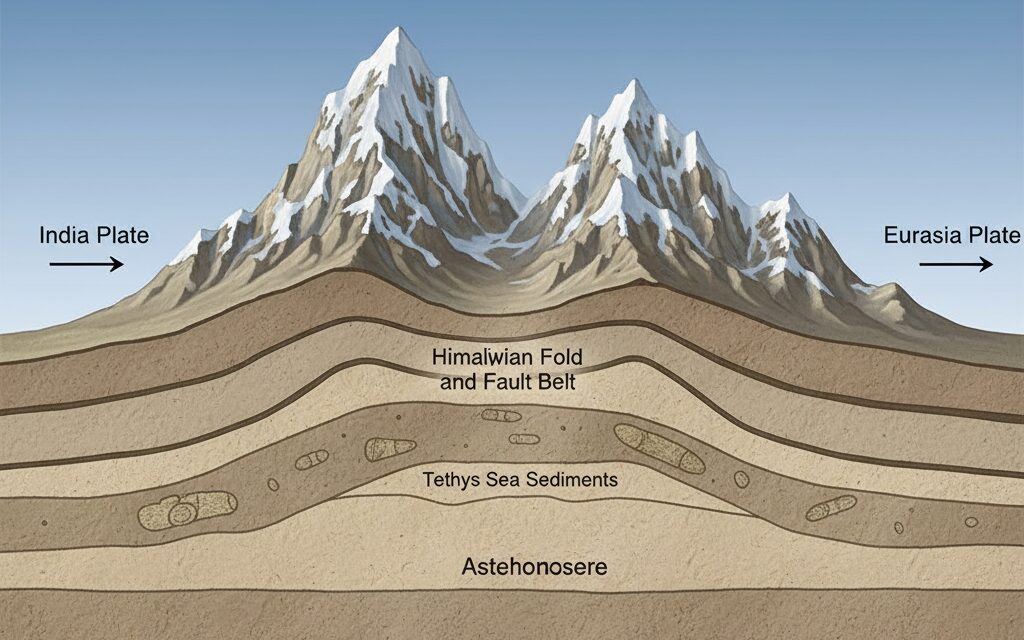 エベレスト 噴火 プレート
