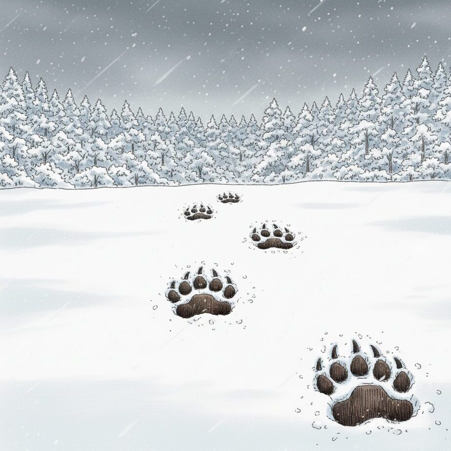 三毛別熊事件 大きさ 足跡