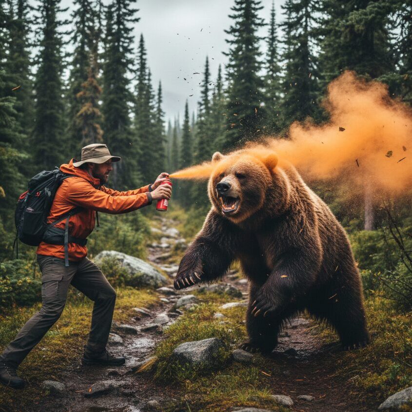 熊 スプレー 助かった