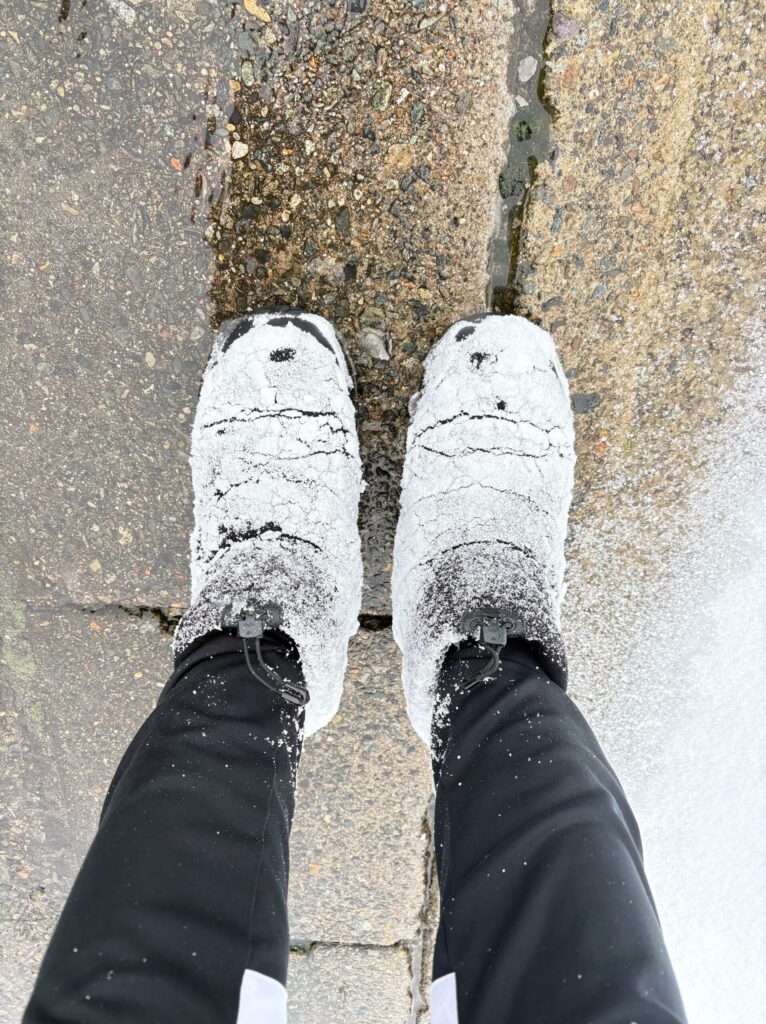 ショートブーツ 雪